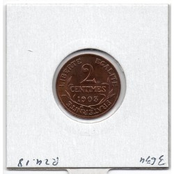 2 centimes Dupuis 1903 Sup, France pièce de monnaie