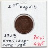 2 centimes Dupuis 1919 Sup-, France pièce de monnaie