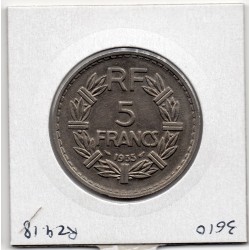 5 francs Lavrillier 1935 Spl, France pièce de monnaie