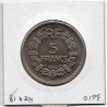 5 francs Lavrillier 1935 Spl, France pièce de monnaie