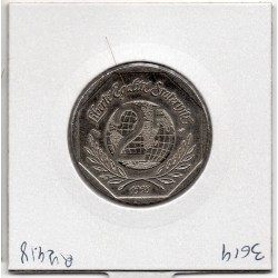 2 francs René Cassin Nickel 1998 Spl, France pièce de monnaie