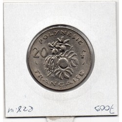 Polynésie Française 20 Francs 1977 Sup, Lec 95 pièce de monnaie