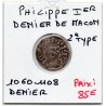 Denier de macon 2eme type Philippe 1er (1060-1108) pièce de monnaie royale