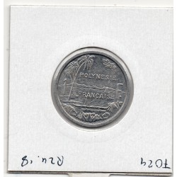 Polynésie Française 1 Franc 1986 Sup+, Lec 14 pièce de monnaie