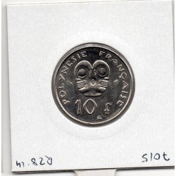 Polynésie Française 10 Francs 2000 Sup+, Lec 84e pièce de monnaie