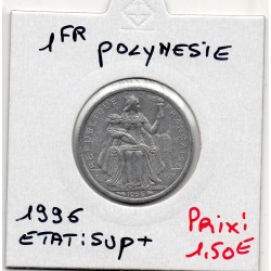 Polynésie Française 1 Franc 1996 Sup+, Lec 23 pièce de monnaie