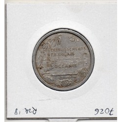 Océanie 2 Francs 1949 TTB, Lec 21 pièce de monnaie
