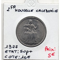 Nouvelle Calédonie 2 Francs 1977 Sup+, Lec 58 pièce de monnaie