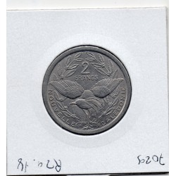 Nouvelle Calédonie 2 Francs 1977 Sup+, Lec 58 pièce de monnaie