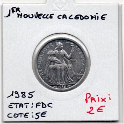 Nouvelle Calédonie 1 Franc 1985 FDC, Lec 47 pièce de monnaie