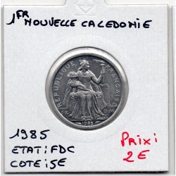 Nouvelle Calédonie 1 Franc 1985 FDC, Lec 47 pièce de monnaie