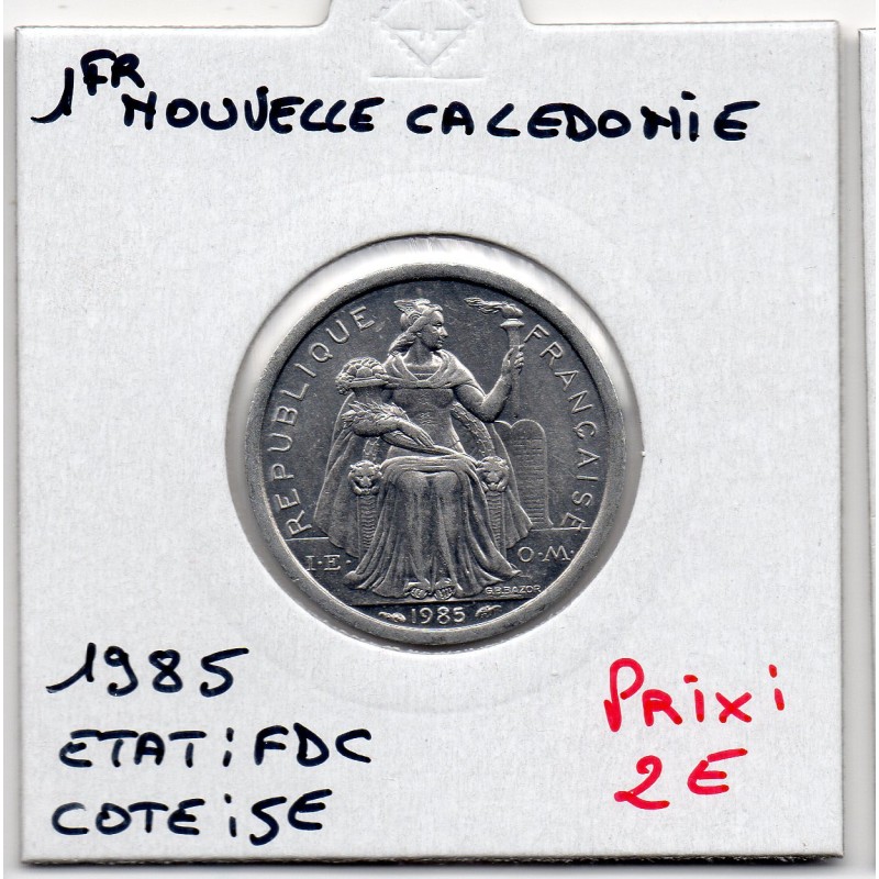 Nouvelle Calédonie 1 Franc 2007 Fdc, Lec - pièce de monnaie
