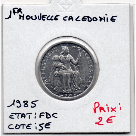 Nouvelle Calédonie 1 Franc 2007 Fdc, Lec - pièce de monnaie