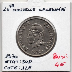 Nouvelle Calédonie 20 Francs 1970 Sup, Lec 105 pièce de monnaie