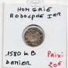 Hongrie Rodolphe 1er denier 1588 Kremnica TTB+, pièce de monnaie