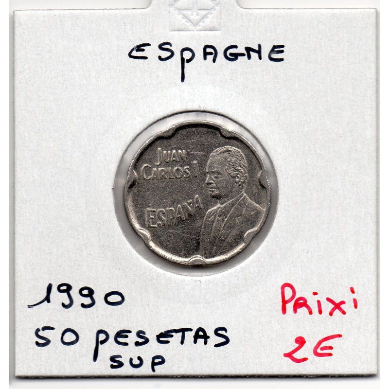 Espagne 50 pesetas 1992 Sup, KM 852 pièce de monnaie