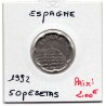 Espagne 50 pesetas 1992 Spl, KM 906 pièce de monnaie