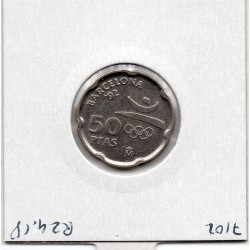 Espagne 50 pesetas 1992 Spl, KM 906 pièce de monnaie