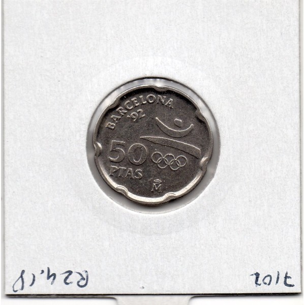 Espagne 50 pesetas 1992 Spl, KM 906 pièce de monnaie
