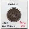 Gabon 100 Francs 1975 Spl chocs, KM 13 pièce de monnaie