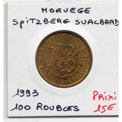 Norvège Spitzberg svalbard 100 roubles 1993 Spl, KM Tn8 pièce de monnaie