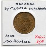 Norvège Spitzberg svalbard 100 roubles 1993 Spl, KM Tn8 pièce de monnaie