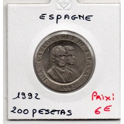 Espagne 200 pesetas 1993 Spl, KM 910 pièce de monnaie