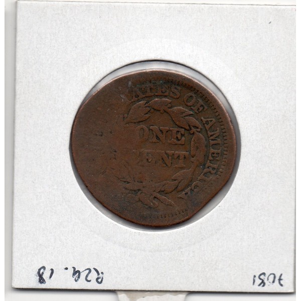 Etats Unis 1 cent 1834 AB, KM 45.1 pièce de monnaie