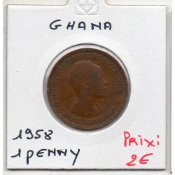 Ghana 1 penny 1958 TTB, KM 2 pièce de monnaie