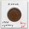 Ghana 1 penny 1958 TTB, KM 2 pièce de monnaie