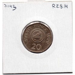 Guernesey 20 pence 1999 Sup, KM 90 pièce de monnaie