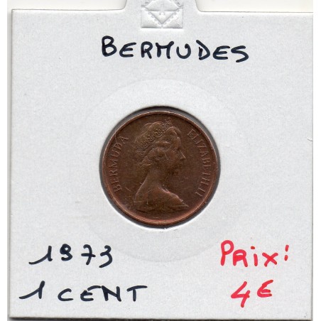 Bermudes 1 cent 1973 Sup, KM 15 pièce de monnaie