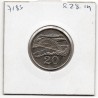 Zimbabwe 20 cents 1989 Sup, KM 4 pièces de monnaie