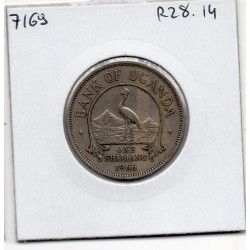 Ouganda 1 shilling 1966 TTB, KM 5 pièce de monnaie