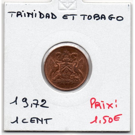 Trinité et Tobago 1 cent 1972 Sup, KM 1 pièce de monnaie