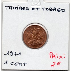 Trinité et Tobago 1 cent 1971 Spl, KM 1 pièce de monnaie