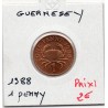 Guernesey 1 penny 1988 Spl, KM 40 pièce de monnaie