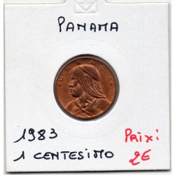 Panama 1 centesimo 1983 Spl, KM 22 pièce de monnaie