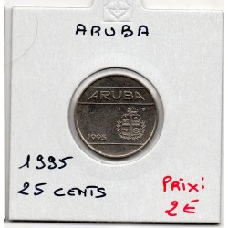 Aruba 25 cents 1995 Sup, KM 3 pièce de monnaie