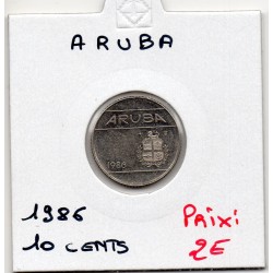 Aruba 10 cents 1986 Sup, KM...