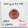 Afrique du sud 2 cents 1997 Spl KM 159 pièce de monnaie