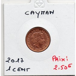 Cayman 1 cent 2017 Spl, KM 131 pièce de monnaie