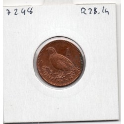 Gibraltar 1 penny 1999 Spl, KM 773 pièce de monnaie