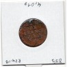 Liard de France 1656 E Meung sur Loire TTB Louis XIV pièce de monnaie royale