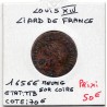 Liard de France 1656 E Meung sur Loire TTB Louis XIV pièce de monnaie royale