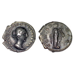 Denier de Faustine II sous Antonin (152-154) RIC 500b Sear 4703 atelier Rome