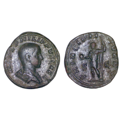 Sesterce de Philippe II (246-247), RIC 258a sear 9251 atelier Rome