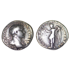 Denier de Trajan (107) RIC 128 sear 3129 atelier Rome