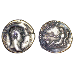 Denier Hadrien (136) RIC 299 sear 3459 Rome