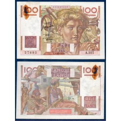 100 Francs Jeune Paysan TTB- 29.6.1950 Billet de la banque de France